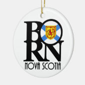 GEBOREN Nova Scotia Keramisch Ornament (Links)
