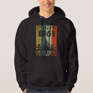 Geboren november 1963 60e verjaardag hoodie