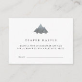 Geboren om Baby shower luidere Raffle-Kaarten te o Informatiekaartje (Voorkant)