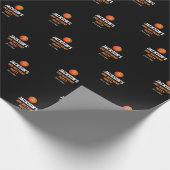 Geboren om bal basketbal thema kinderen verjaardag cadeaupapier (Hoek)