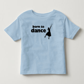 Geboren om ballet te dansen kinder shirts