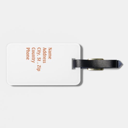 Geboren om basketbal te spelen bagagelabel (Achterkant horizontaal)