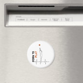 Geboren om basketbal te spelen magneet (Insitu (Vaatwasser))