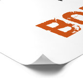 Geboren om basketbal te spelen poster (Hoek)