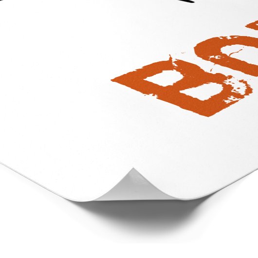 Geboren om basketbal te spelen poster (Hoek)