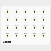Geboren om basketbal te spelen ronde sticker (Vel)