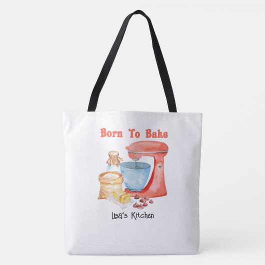 Geboren om Canvas tas te bakken (Voorkant)