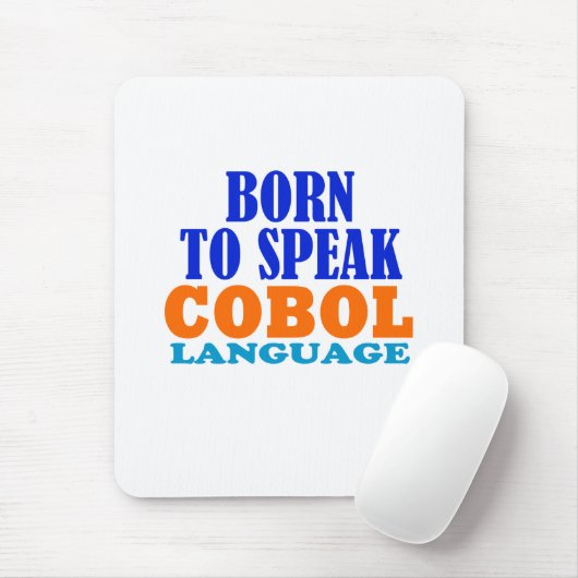 Geboren om COBOL-taal te spreken Muismat (Met muis)