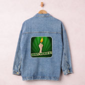 Geboren om de Cartoon van het Ontwerp van de Licht Denim Jacket (Hangar)