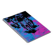 "Geboren om" de vuil-Fiets van de Motocross de Notitieboek (Rechterzijde)