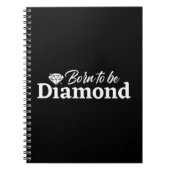 Geboren om diamant te worden notitieboek (Voorkant)