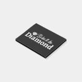 Geboren om diamant te worden post-it® notes (Schuin)