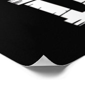 Geboren om drums te spelen poster (Hoek)