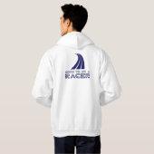 Geboren om een coureur te zijn hoodie (Achterkant volledig)
