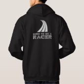 Geboren om een coureur te zijn hoodie (Achterkant)