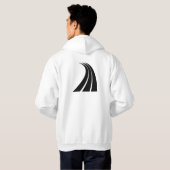 Geboren om een coureur te zijn hoodie (Achterkant volledig)