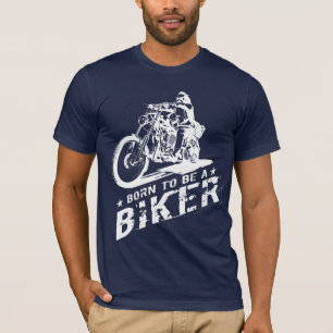 Geboren om een fietser te worden t-shirt