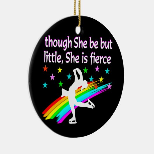 GEBOREN OM EEN FIGURE SKING-CHAMPIE TE ZIJN KERAMISCH ORNAMENT (Rechts)