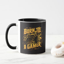 Geboren om een gamer te zijn Schedel Controller Ku