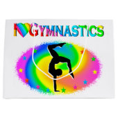GEBOREN OM EEN GYMNAST-CHAMPIE TE ZIJN LARGE CADEAUTASJE (Voorkant)