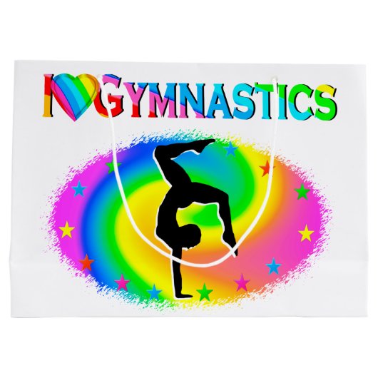 GEBOREN OM EEN GYMNAST-CHAMPIE TE ZIJN LARGE CADEAUTASJE (Achterkant)