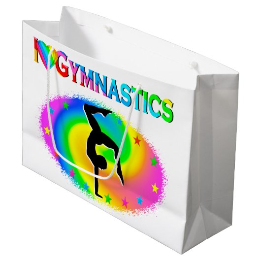 GEBOREN OM EEN GYMNAST-CHAMPIE TE ZIJN LARGE CADEAUTASJE (Voorkant Gekanteld)
