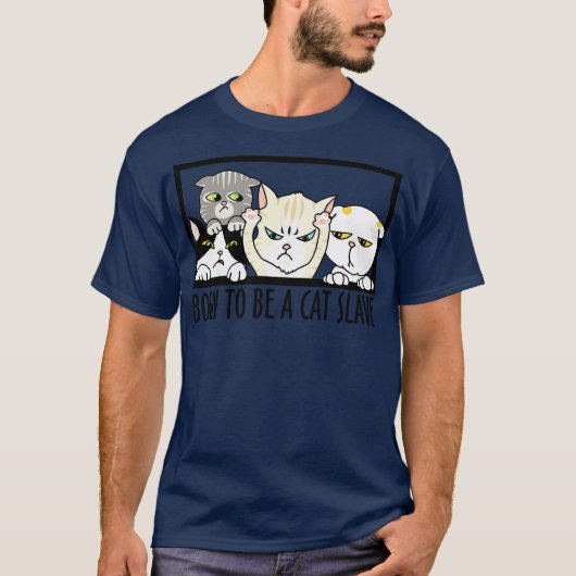 Geboren om een kattenpartner te zijn t-shirt (Voorkant)
