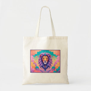 Geboren om een leeuw te zijn tote bag