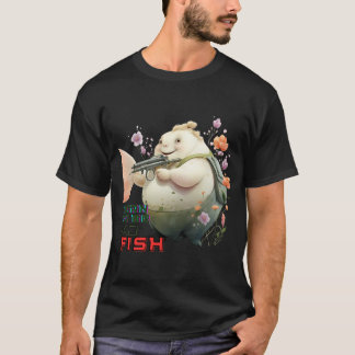 Geboren om een slechte vis te zijn, Grappige Visse T-shirt