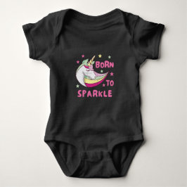 Geboren om een Unicorn Magical Sparkle te worden Romper
