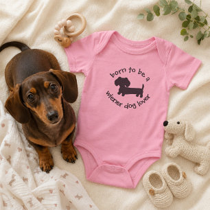 Geboren om een Wiener Dog-liefhebber te zijn Cadea Romper