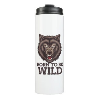Geboren om een wilde wolf te zijn: Untamed Alpha S Thermosbeker