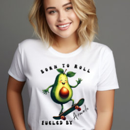 Geboren om fruitkracht te rollen t-shirt