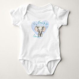 Geboren om Geliefd te Worden – Cute Olifant Baby B Romper
