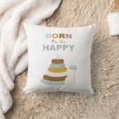 Geboren om gelukkig te zijn kussen (Deken)