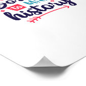 Geboren om geschiedenis te maken poster (Hoek)