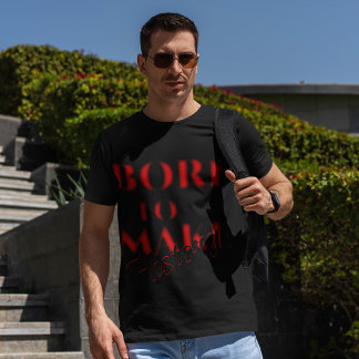 GEBOREN OM GESCHIEDENIS TE SCHRIJVEN Tri-Blend SHIRT