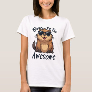 Geboren om Geweldige te zijn - Capybara Lovers T-S T-shirt