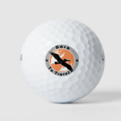 Geboren om golfballen te reizen (Voorkant)