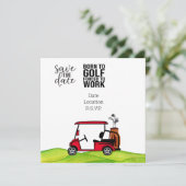 Geboren om golfkracht te werken  kaart (Staand voorkant)