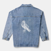 Geboren om gratis te worden denim jacket (Achterkant)