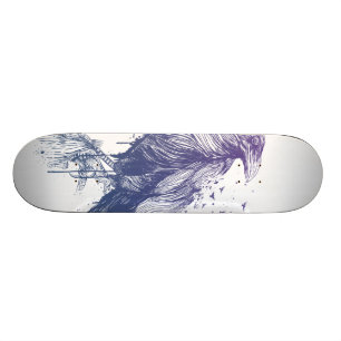 Geboren om gratis te worden persoonlijk skateboard