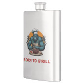 Geboren om G'rill BBQ Master Fun Pun te zijn Flacon (Links)
