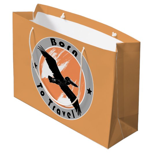 Geboren om grote cadeautas mee te nemen (Achterkant Gekanteld)