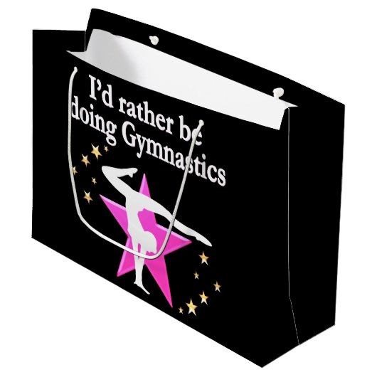 GEBOREN OM GYMNASTIEK TE DOEN GROOT CADEAUZAKJE (Voorkant Gekanteld)