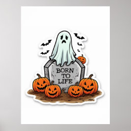 Geboren om het leven te zijn poster