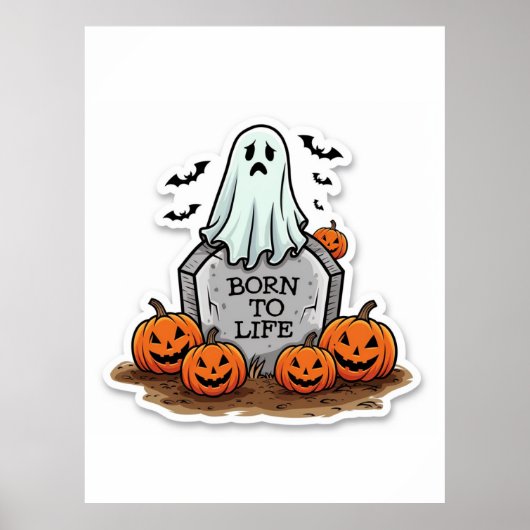 Geboren om het leven te zijn poster (Voorkant)