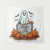 Geboren om het leven te zijn wandkleed (Voorkant)