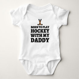 Geboren om Hockey te spelen / Papa's toekomstige H Romper