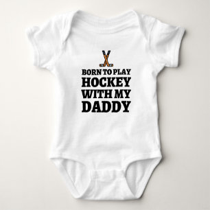 Geboren om Hockey te spelen / Papa's toekomstige H Romper